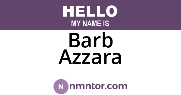 Barb Azzara