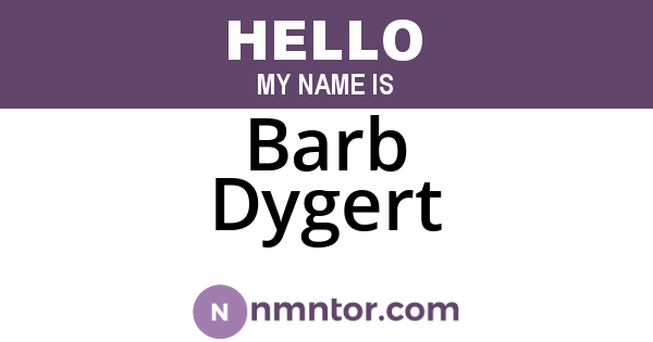 Barb Dygert