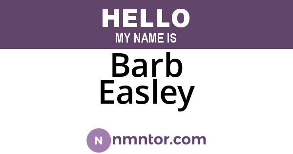 Barb Easley