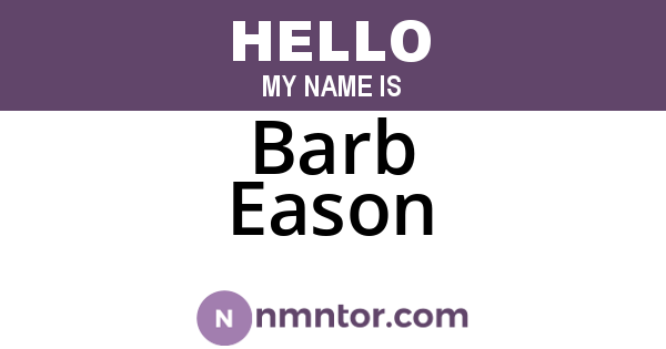 Barb Eason