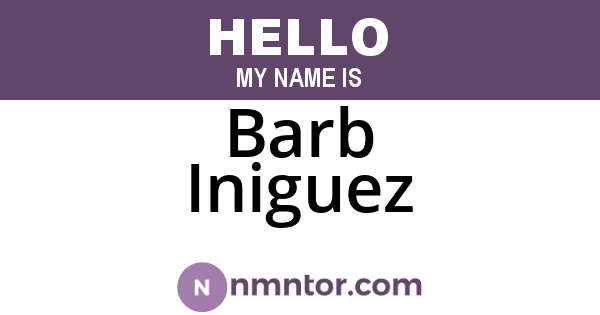 Barb Iniguez
