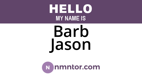 Barb Jason