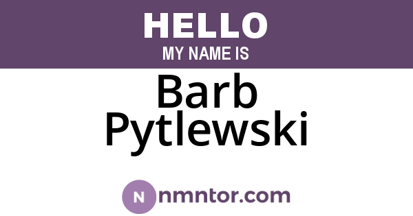 Barb Pytlewski