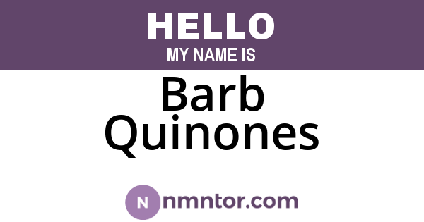 Barb Quinones