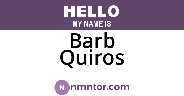Barb Quiros