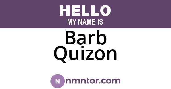 Barb Quizon