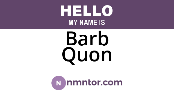 Barb Quon