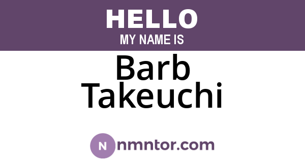 Barb Takeuchi