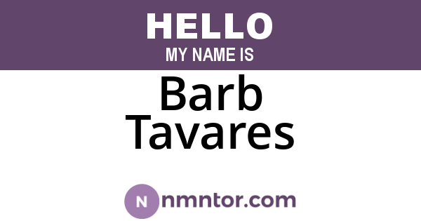 Barb Tavares