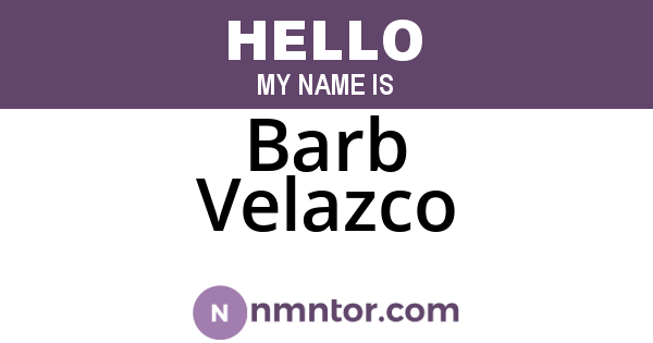 Barb Velazco