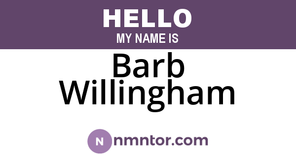 Barb Willingham