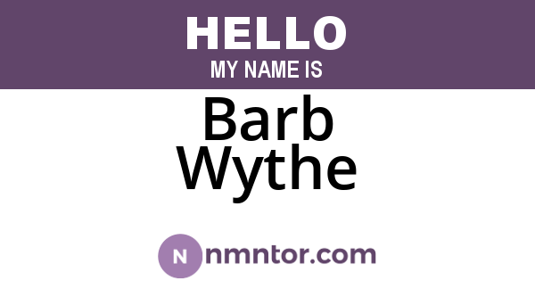Barb Wythe