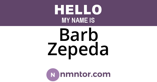 Barb Zepeda
