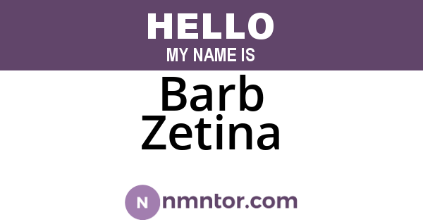 Barb Zetina