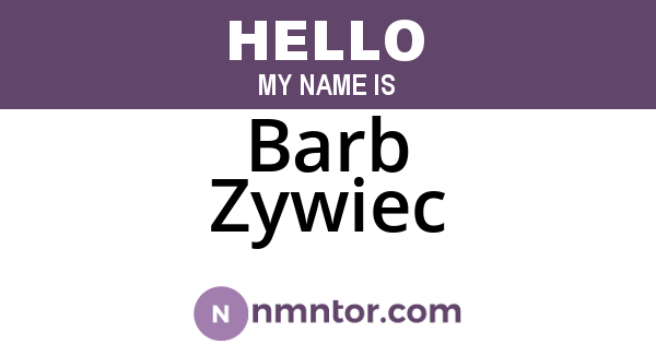 Barb Zywiec