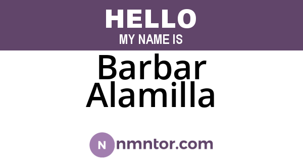 Barbar Alamilla