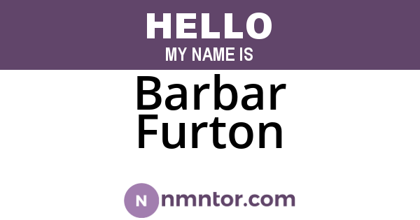Barbar Furton