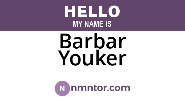 Barbar Youker