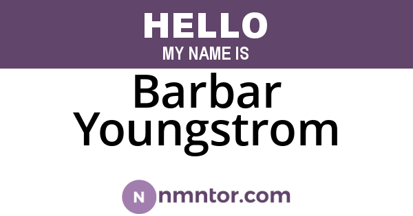 Barbar Youngstrom