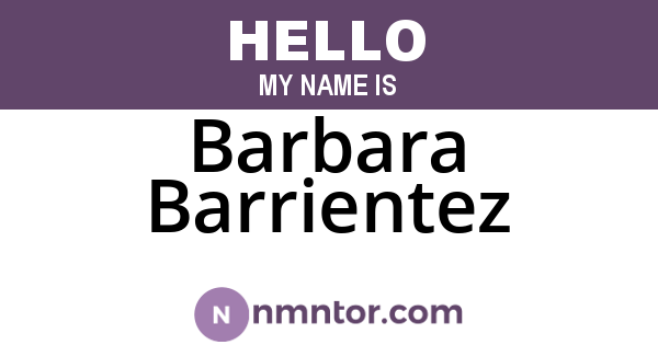 Barbara Barrientez