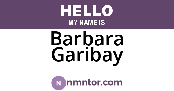 Barbara Garibay