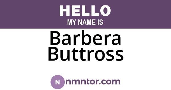Barbera Buttross