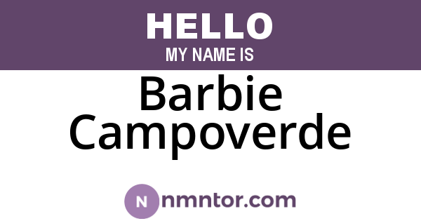 Barbie Campoverde