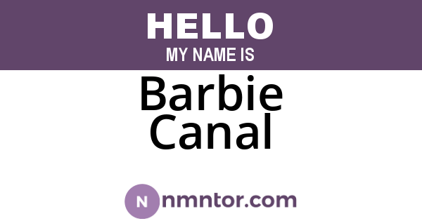 Barbie Canal