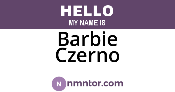 Barbie Czerno