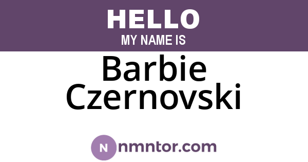Barbie Czernovski