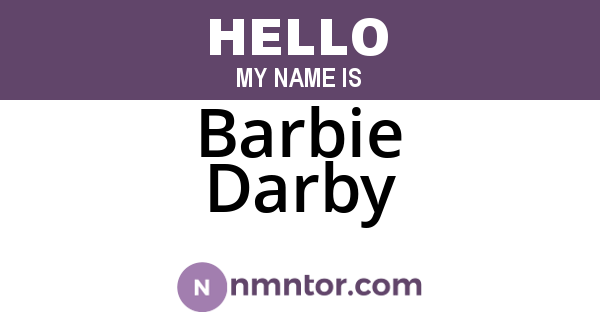 Barbie Darby