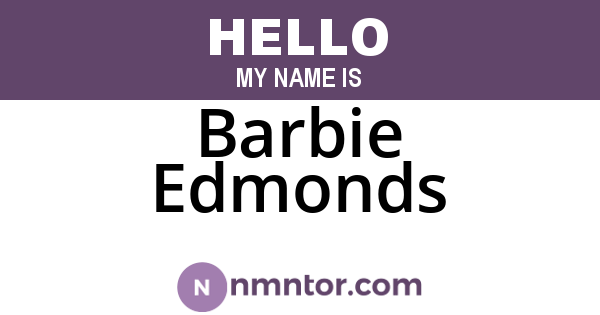 Barbie Edmonds