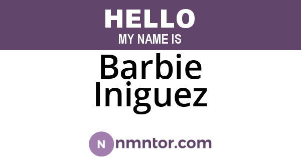 Barbie Iniguez