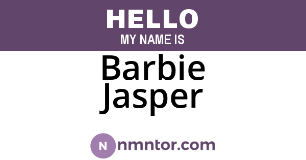 Barbie Jasper