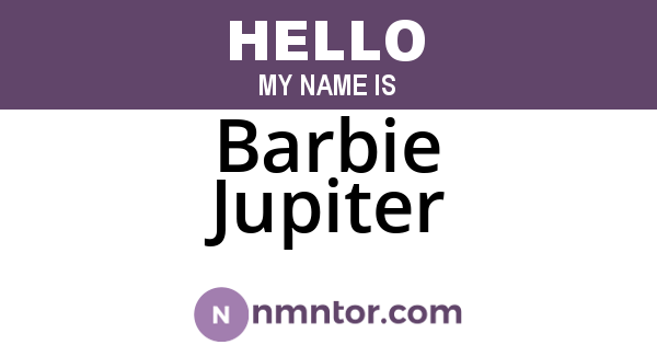 Barbie Jupiter