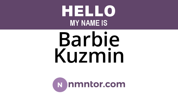 Barbie Kuzmin