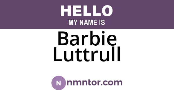 Barbie Luttrull