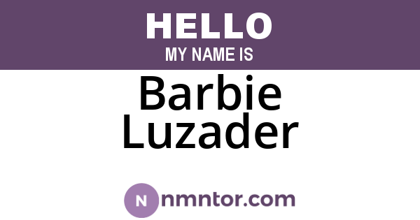 Barbie Luzader