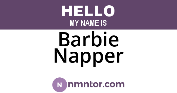 Barbie Napper