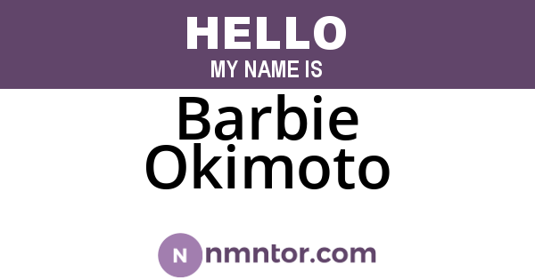 Barbie Okimoto