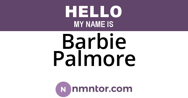 Barbie Palmore