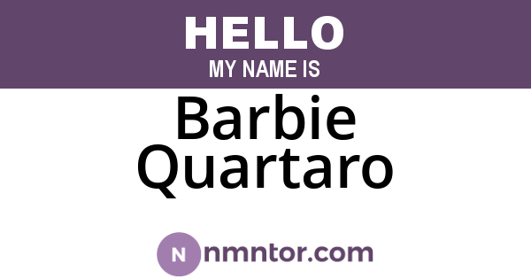 Barbie Quartaro