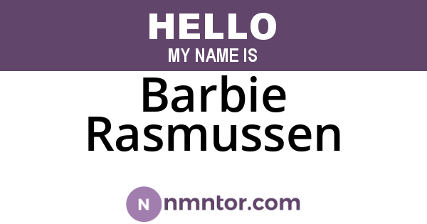 Barbie Rasmussen