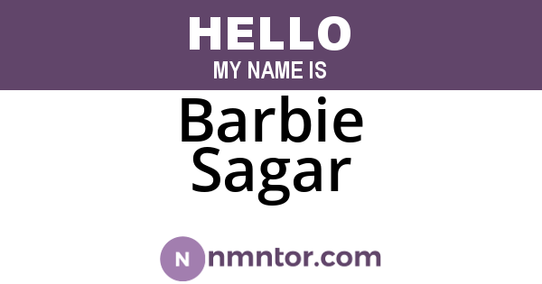 Barbie Sagar