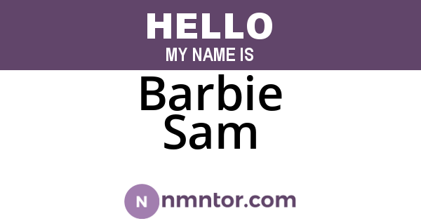 Barbie Sam