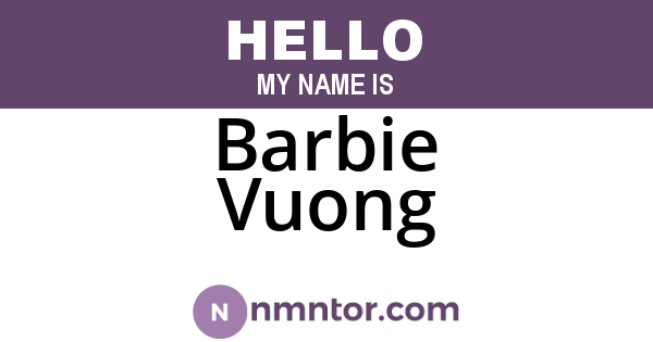 Barbie Vuong
