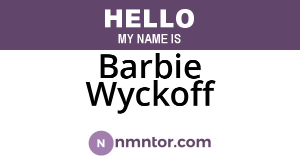 Barbie Wyckoff