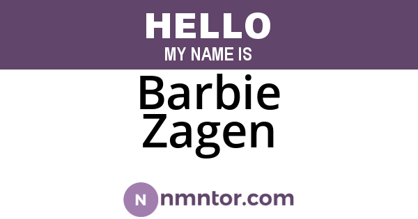 Barbie Zagen