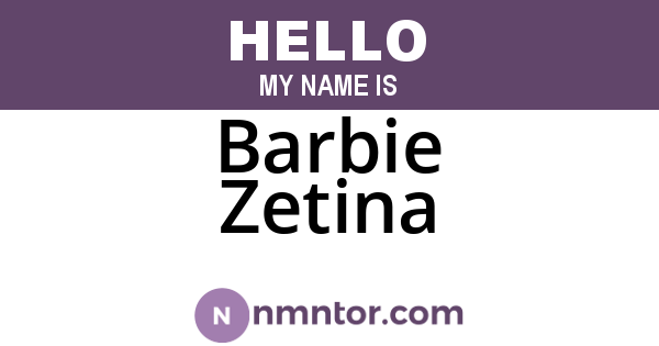 Barbie Zetina