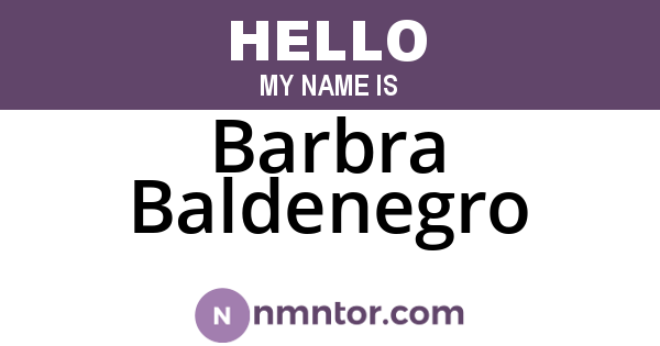 Barbra Baldenegro